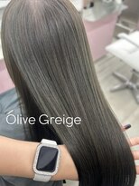 エヌアイ オモテサンドウ(ni omotesando) オリーブグレージュ オリーブカラー ワンホンヘア 透明感カラー