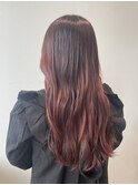 【大人女性】20代30代/チェリーレッド/グラデーション/暖色
