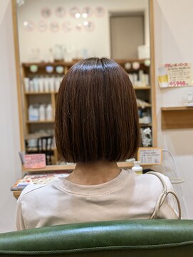 ケイズプラスカラン(HAIR AND MAKEUP K's PLUS calin) 【倉敷　沖/calin】ボブスタイル