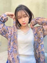 Steelo  ラベンダーベージュ×大人ボブ