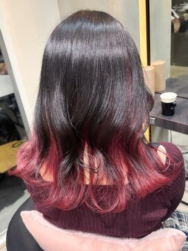 ロンドエニカ 大宮(Lond enika) メルティカラーフェミニロングレイヤーカットインナーミディアム