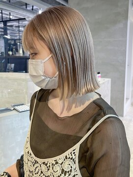 シオン(shion) 美髪くびれミディボブミディアム韓国ヘア_ba405991