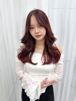 アマトウキョウ アユンチェ(AMA TOKYO×AYUNCHE) 前髪顔まわり韓国ヘアレイヤーカットサイドバンク2wayバンク韓国