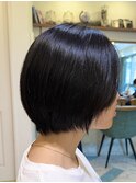 イメチェン外ハネボブ美髪ワイドバングレイヤーショート/大宮