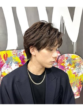 カット純(CUT純) ニュアンスパーマセンターパート