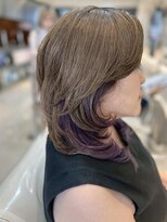 ザビー(THE B)&nbsp;本八幡×インナーカラー×ケアブリーチ×紫