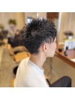 エイクス ヘア デザイン×美髪クリニック 千葉(AQs hair design)&nbsp;くびれヘア/アプリコットオレンジ/夏/髪質改善[千葉駅]