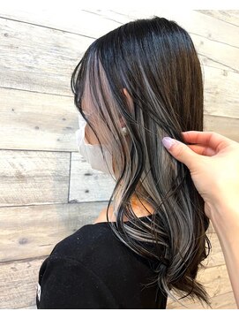 エント(ent) ホワイトインナーカラー☆