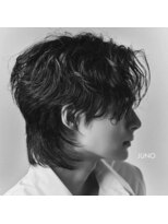 ジュノヘアージャパン 表参道(JUNO HAIR JAPAN)&nbsp;韓国ヘア マレット デザインカラー センターパート フェザーUP