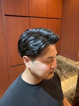 ヘアモード キクチ 銀座店 銀座　理容室　毛流れパーマ