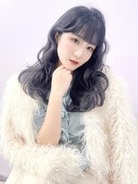 フウ(fuh) ブルーカラー/ネイビーカラー/韓国ヘア/透明感カラー/髪質改善