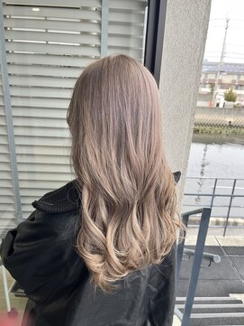 オリガミ 北佐古(ORIGAMI) ヘーゼルベージュ×ロング