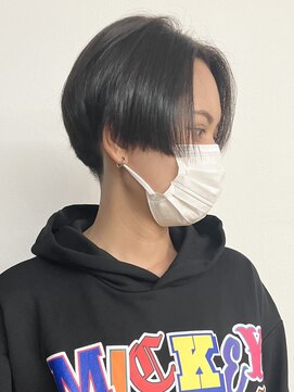 モリオフロムロンドン 松戸店(Morio from London) 【メンズ 松戸 岩口】刈り上げセンターパートハンサムショート