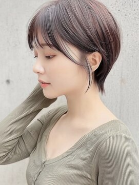 シキサロン 仙台(siki.salon) 仙台/髪質改善/くすみカラー☆フェイスレイヤー×くびれショート