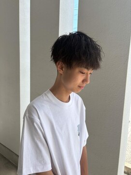 ユニ バイ マグ 長野店(Uni.by Mag) メンズマッシュツイストスパイラルパーマ