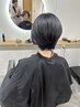 【髪質改善ケア】カット+透明感カラー+ハホニコトリートメント ￥11500