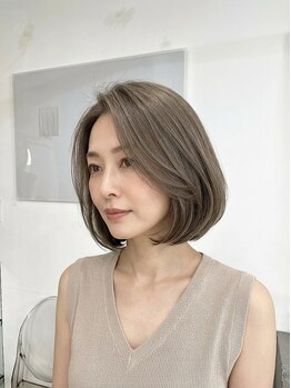 イン 川西(inn)の写真/【川西能勢口】大人気◎透明感溢れる柔らかい“白髪ぼかしカラー”あなたのなりたい髪色へ♪