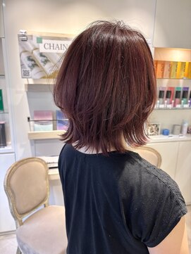 シェノン 赤羽店(CHAINON) イルミナカラーカシスブラウン夏でも可愛い暖色系赤羽
