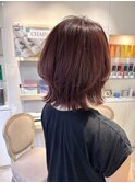 イルミナカラーカシスブラウン夏でも可愛い暖色系赤羽