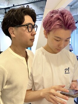 ゼン(ZEEN)の写真/メンズも多数来店◇トレンドヘアの似合わせはお任せ下さい♪頭皮に優しい薬剤でパーマ/カラーの負担軽減◇