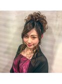 キュートなパーティスタイル☆　《　六本木　ヘアセット　》