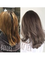 トルネード(TORNADO)&nbsp;グレージュハイライトグラデーションカラー