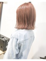 ヘアーアンドアトリエ マール(Hair&Atelier Marl)&nbsp;【Marl】カッパーオレンジカラーの切りっぱなしボブ♪