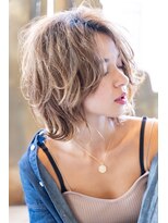 レニーバイエース(LANY by ACE)&nbsp;【LANY 横浜】束感ハイウルフ×外国人風シンバーベージュ