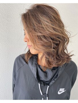 トリート 南行徳本店(TREAT) ハニーベージュ×極細ハイライト