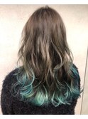 ミントグリーングラデーションカラー