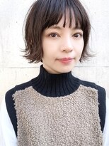 【December】大人かわいい 小顔 黒髪ボブ ミニボブ 外ハネボブ