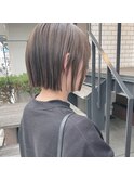 ミニボブ/ボブ/小顔カット/ショート/ハイライト