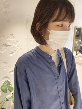 コフィー バイ メルト 吉祥寺(cofy by melt) 【三ツ井純】20代30代大人かわいいふんわり韓国風丸みボブ耳かけ