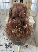 リボンフルールヘアセット【姫路ヘアセット専門店Achieve】