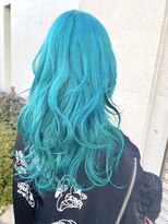 シモキタジャムズ&nbsp;ターコイズブルー＊ダブルカラー/ケアブリーチ/ハイトーン