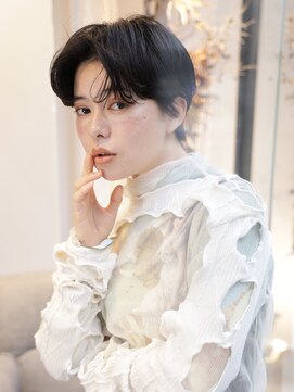 エムスラッシュ ソル センター南(M.SLASH SOL) センターパート/黒髪/小顔/マニッシュショート/SOLセンター南