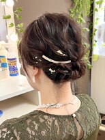 ジェネータ 新横浜店(GENETA)&nbsp;ショートゆるふわアップ【ヘアセット/新横浜】