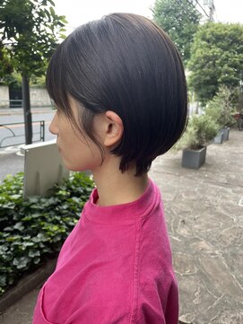 シェル 吉祥寺(shell) グレージュカラー/ボブウルフ/黒髪/ココアベージュ