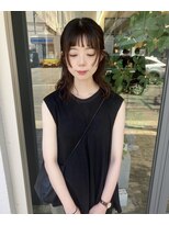 マメ(mame)&nbsp;ミディアムヘア/デザインカット/シンプルお洒落