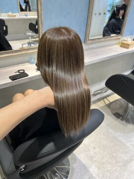 アソビセカンド 原宿(ASOBI 2nd) 前髪/マチルダボブ/ピンクベージュ/インナーグレージュ/ブルー