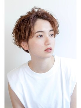 テラス 箕面萱野(Terrace) 大人可愛い20代30代40代50代小顔ウルフレイヤーボブ丸みショート