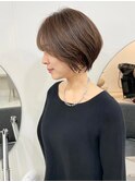 絶壁解消/ひし形/くびれ/大人ショートボブ/60代50代40