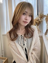 ココルアナ(coco luana)&nbsp;ミルクティーカラー/韓国/ブリーチ/レイヤーカット