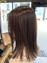 リノナ(Linona)&nbsp;★似合わせカットグレーベージュ髪質改善インナーカラー前髪