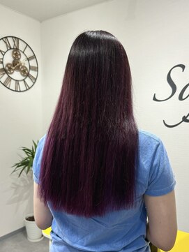 ソッフィオーネ(Soffione) パープルグラデーション/グラデーションカラー/パープルカラー