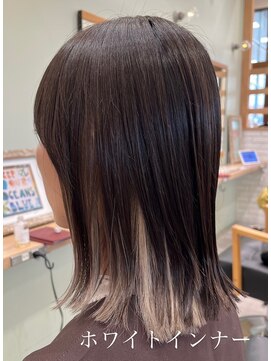 アース 若葉台店(EARTH) ホワイトインナーカラー☆