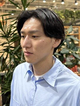 オーガル 栄店(ORGAR) 大人ニュアンスパーマサイドグラデーション清潔感センターパート