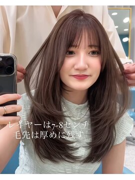 ボタン 熊本(VOTAN) 顔周りカット/前髪/韓国ヘア/髪質改善/熊本韓国/熊本/上通り