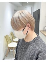 メンズペレ 渋谷(MEN'S PELE)&nbsp;　ニュアンスパーマ/韓国マッシュ/スパイキーショート/渋谷 