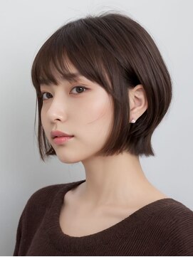 ニコレ 都島ベルファ前店(NicoRE.) 【NicoRE.都島/城北公園通】切りっぱなしボブ/髪質改善/縮毛矯正